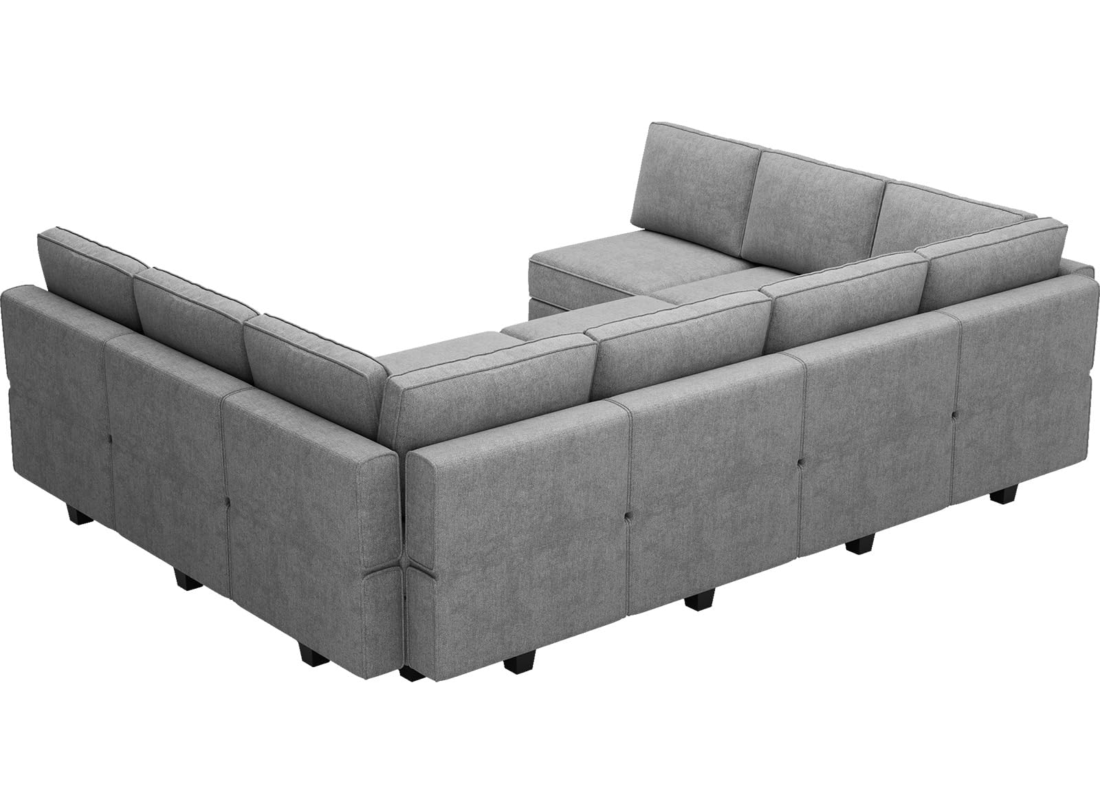 Oversized U Shaped Sofa Modular Sectional Couch Sleeper Sofa