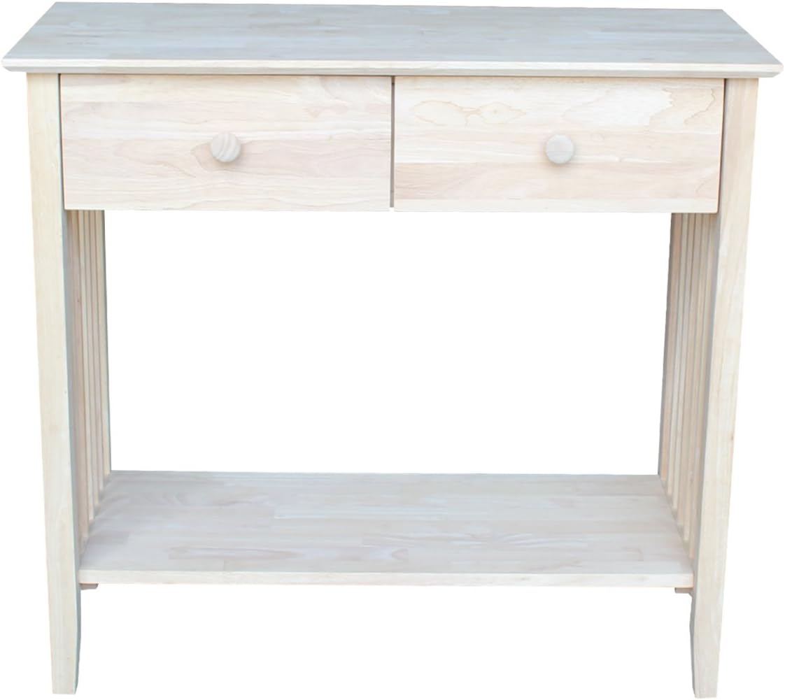 Mission Styled Server and Console Table, Unfinished