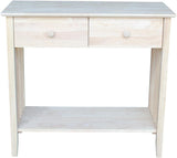 Mission Styled Server and Console Table, Unfinished