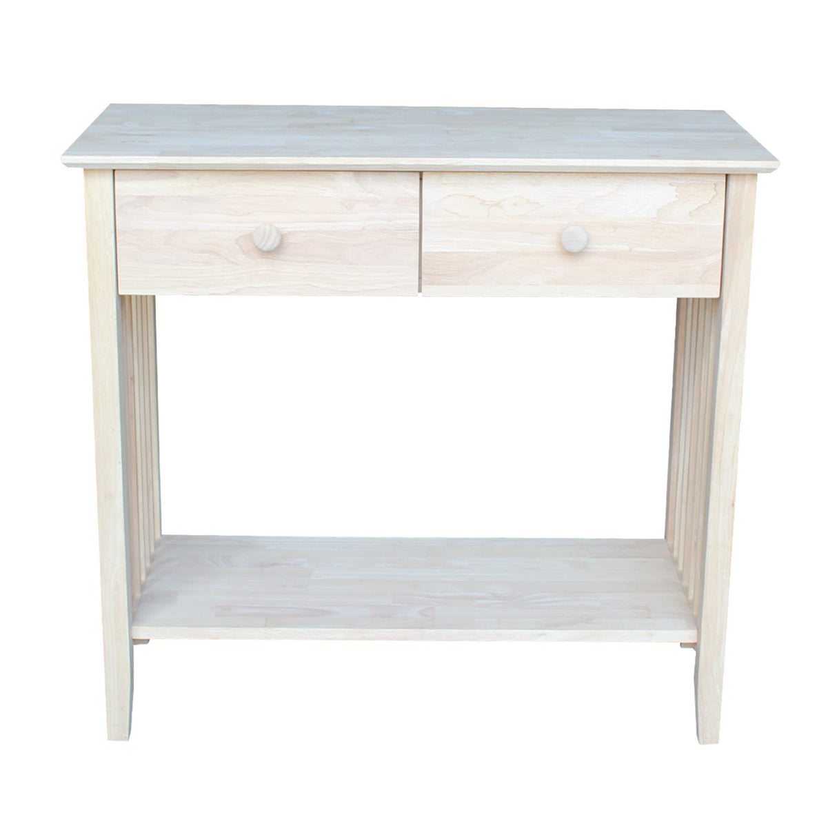 Mission Styled Server and Console Table, Unfinished