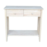 Mission Styled Server and Console Table, Unfinished