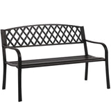 Park Bench Metal Bench 50 Garden Bench Chair Outdoor Benches Clearance Patio Bench
