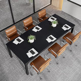 6.5 FT Conference Room Table, 78.74" W x 27.56" D Large Office Conference Table