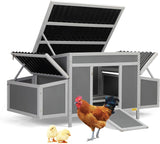 Durable Assembled Wooden 59" L Outdoor Large Chicken Coop