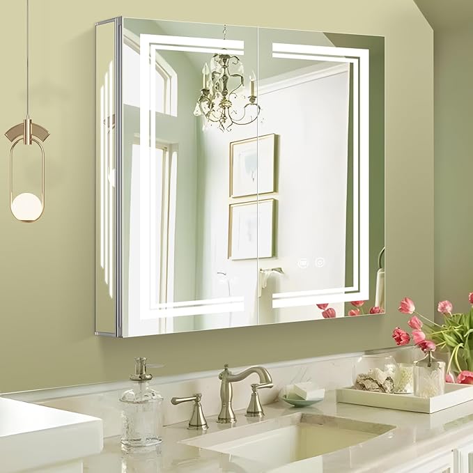 Medicine Cabinet with Lights,Lighted Medicine Cabinet