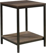 End Table, Black Oak