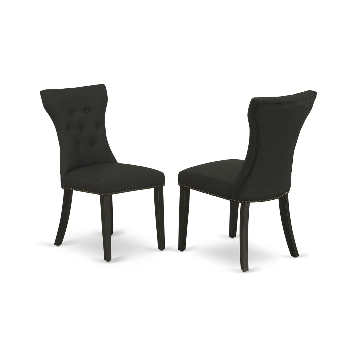 DLGA5-ABK-24 5 Piece Kitchen Table & Chairs Set Includes a Round Dining Room Table
