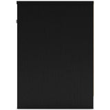 Finch Modern 1 Drawer Night Stand with Open Cubby, Black
