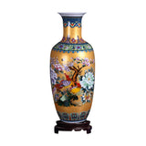 Jingdezhen Large Ceramic Floor Vase,Flower Vase Handmade Home Decorative Vase