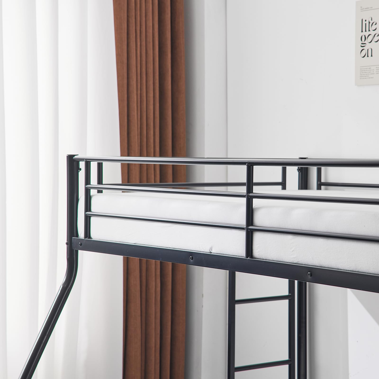 Twin Over Full Bunk Bed with Trundle, Triple Bunk Beds
