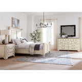 Contemporary Wood Framed Landscape Mirror in Black Finish