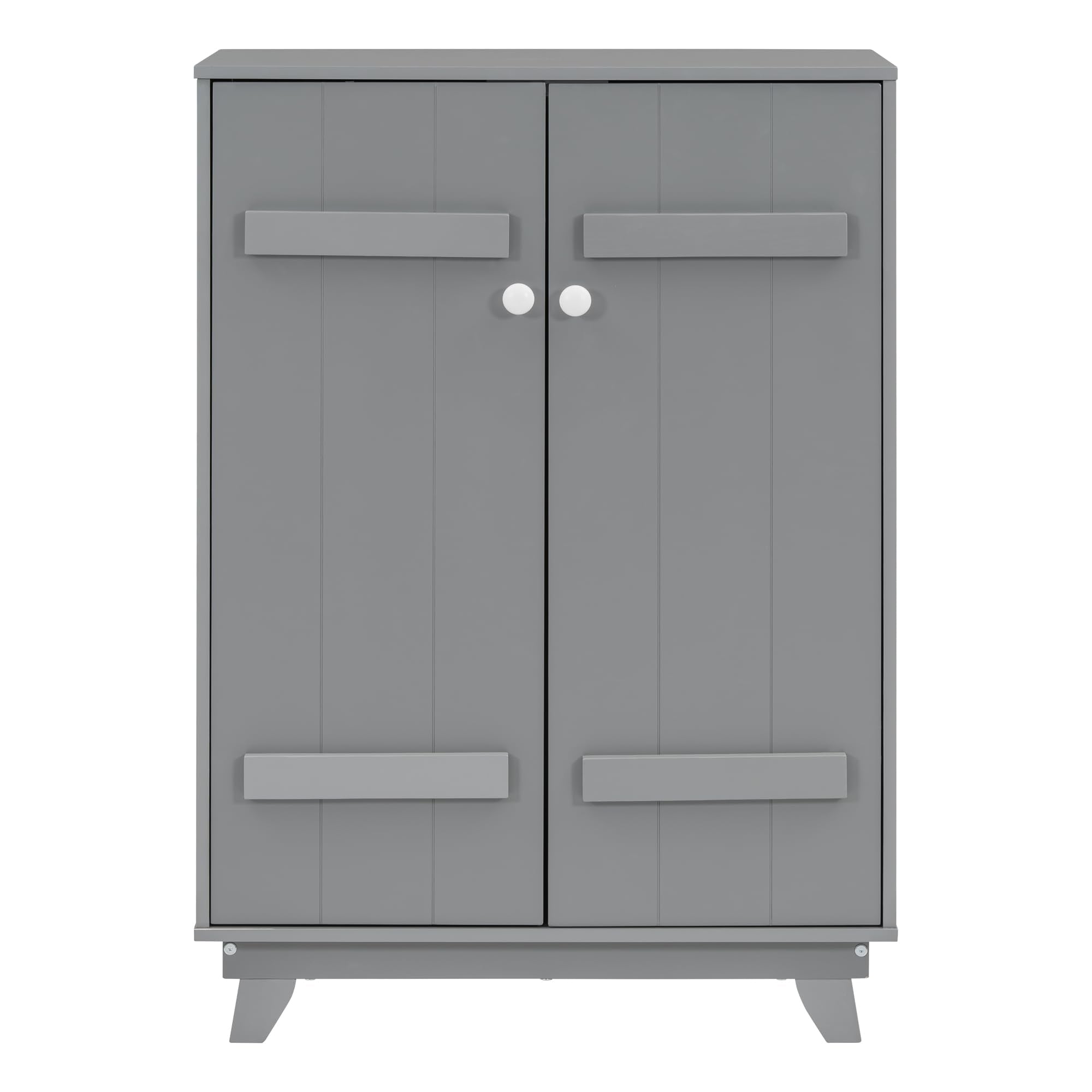 Wooden Wardrobe Cabinet with Hanging Rod,Storage Armoires with Doors Dresser