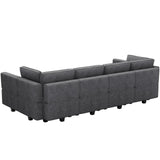 U Shaped Couch Modular Sofa Reversible Storage Ottoman Sofa Oversized Couches