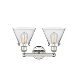 Lighting 616-2W-AC-G42 Cone - 2 Light Bath Vanity in Industrial Style-11.5 Inches