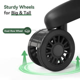 Big and Tall Office Chair 500lbs - Heavy Duty High Back Leather Desk Chair