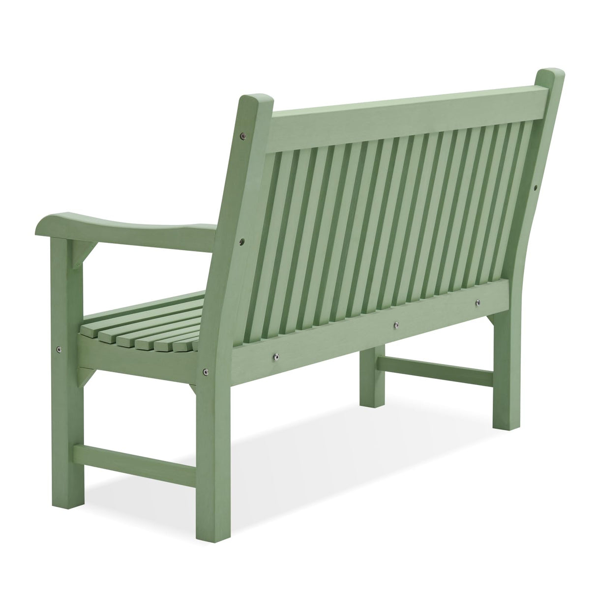 Garden Bench, 2-Person Poly Lumber Patio Bench