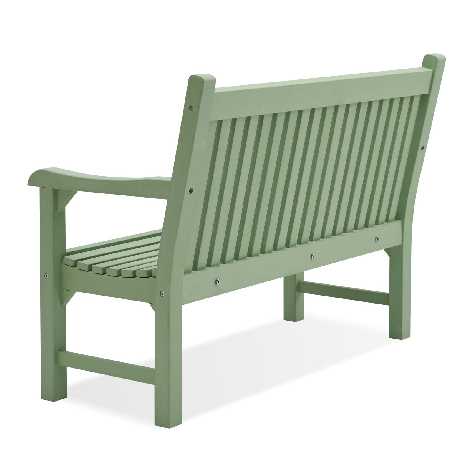 Garden Bench, 2-Person Poly Lumber Patio Bench