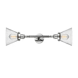 Innovations 208-BAB-G43 2 Light Bathroom Fixture, Black Antique Brass
