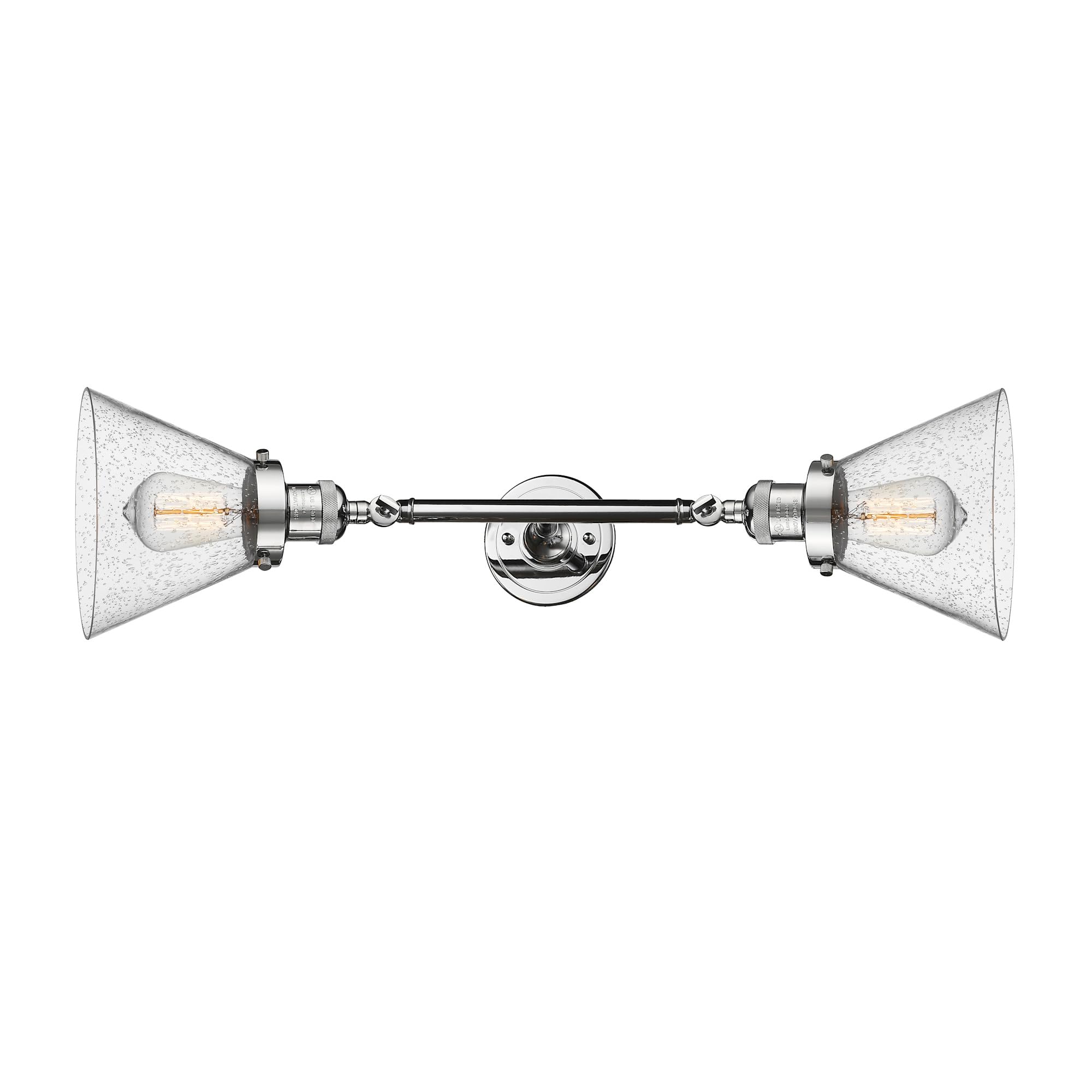 Innovations 208-BAB-G43 2 Light Bathroom Fixture, Black Antique Brass