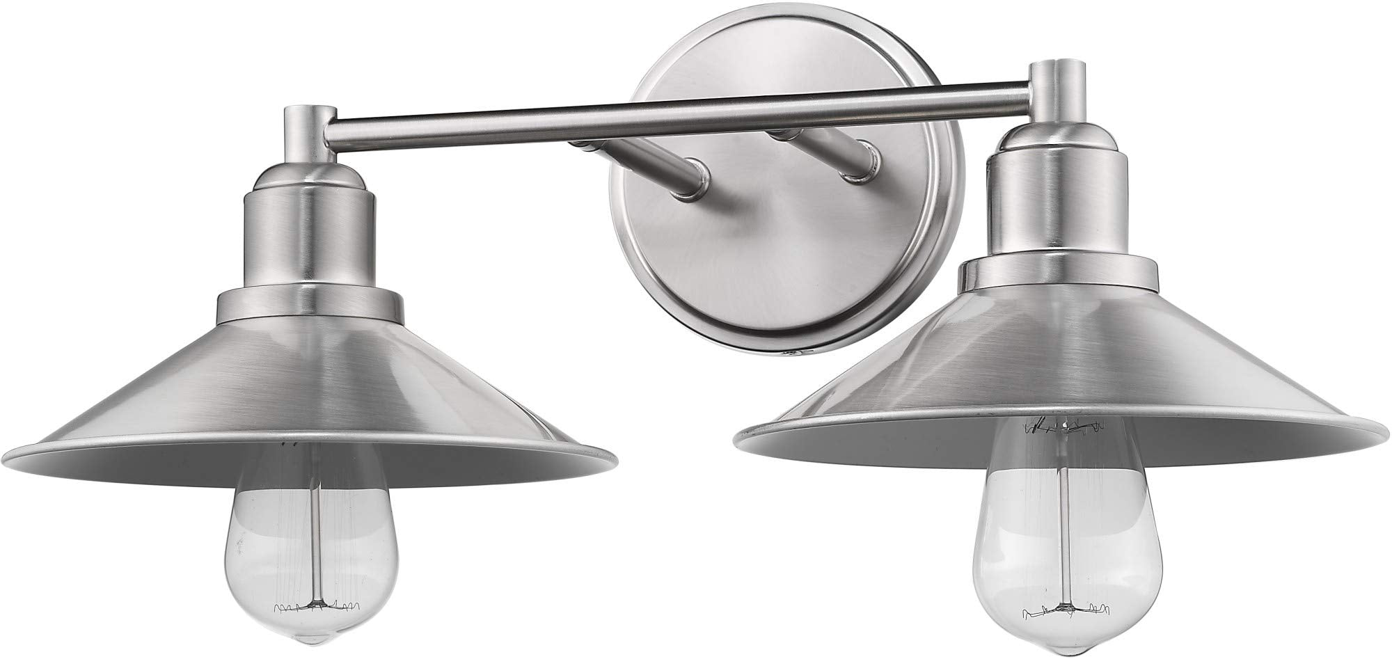 Z-Lite 613-2V-PN 2 Light Vanity, Polished Nickel