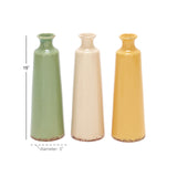 Ceramic Vase, 3 Assorted, 15 by 5"