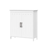 White Monroe Two-Door Floor Cabinet