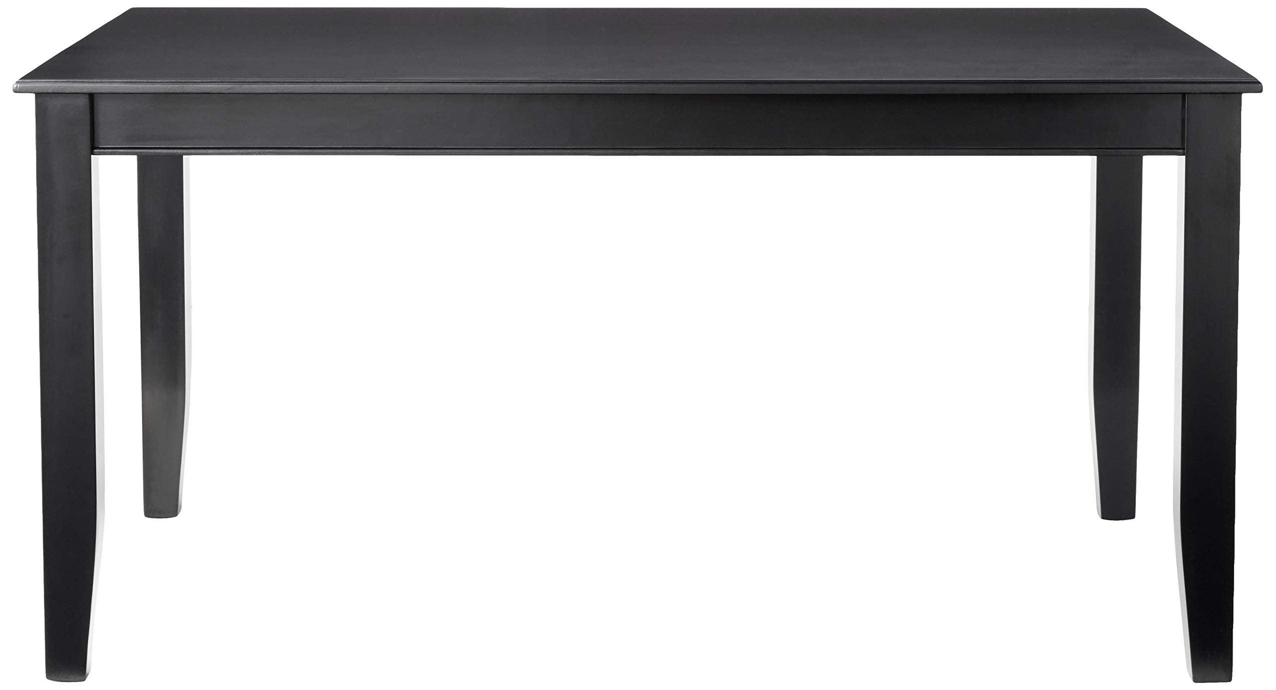 DUT-BLK-T Dudley Kitchen Table - a Rectangle Dining Table Top with Sturdy Legs