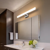 32" Modern LED Vanity Lights for Bathroom Chrome Vanity Light Bar for Mirror 3 CCT