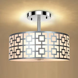 Mount Ceiling Light: Modern Semi-Flush Chandelier Lamp Brushed