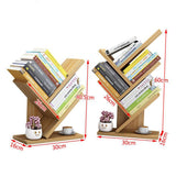 LIFKOME 3 Wooden Bookshelf Desktop Bookcase Wood Storage Shelves Wooden Book Shelf Tabletop Bookshelf Wooden Book Shelves Wooden Bookcase Book Storage Rack Bookstore Student Bamboo Simple