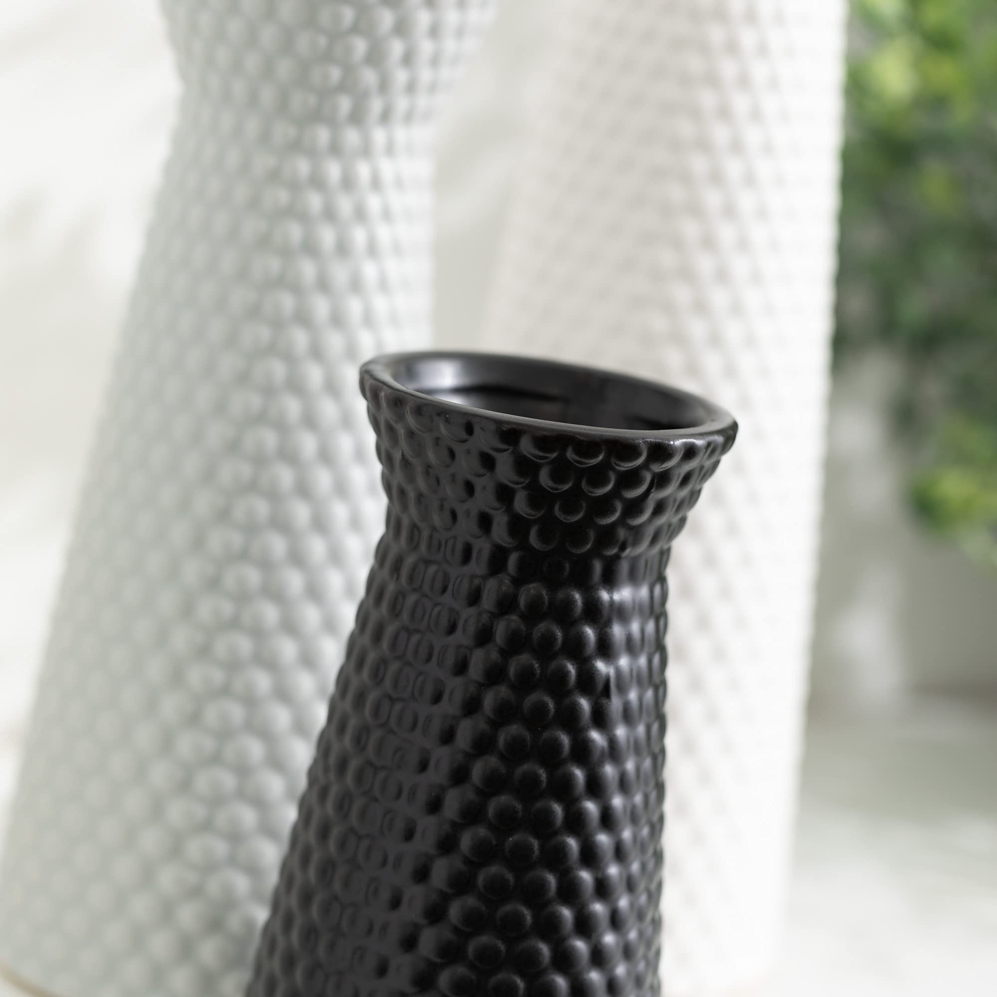 Ceramic Vase Set- 3 Small Vases, Contemporary Home Décor, Modern Farmhouse