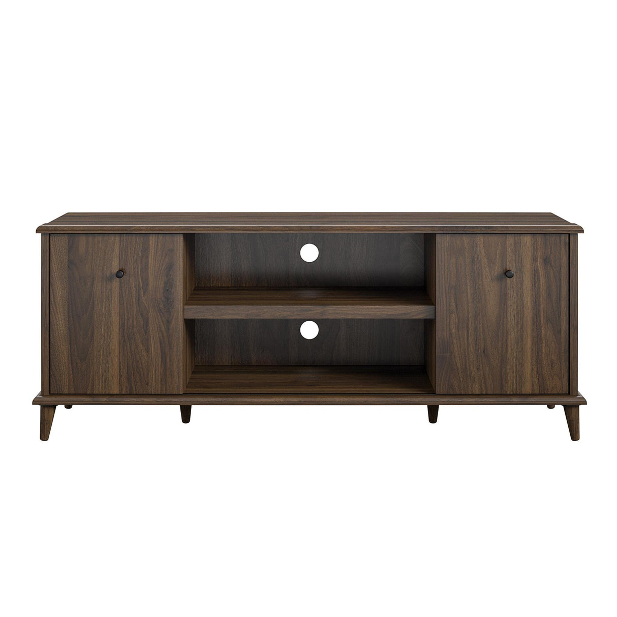 Farnsworth Stand for TVs up to 55", Walnut