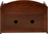 Toy Chest, 33.25" W x 17.75" D x 24.5" H, Walnut Finish