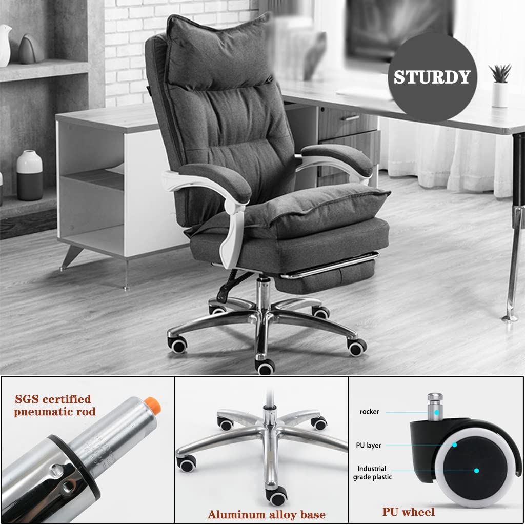 Big and Tall Comfortable Executive Chair - 330lbs Load Bearing | Reclining Game Chair