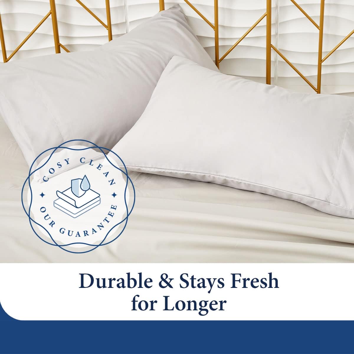 Luxury Bamboo Sheets - Blend of Rayon Derived from Bamboo - Cooling