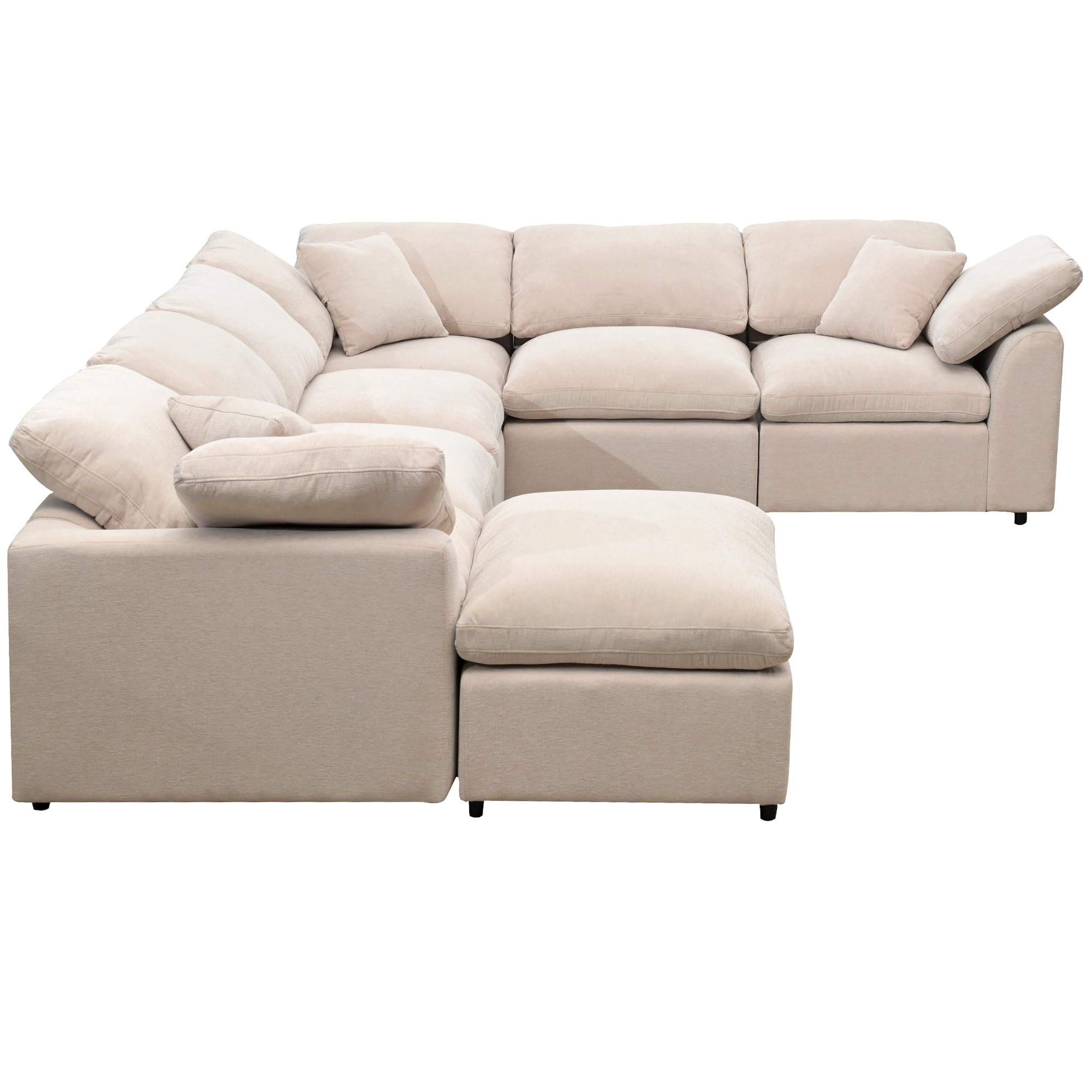 Oversized Cloud Sofa Couch Set for Living Room