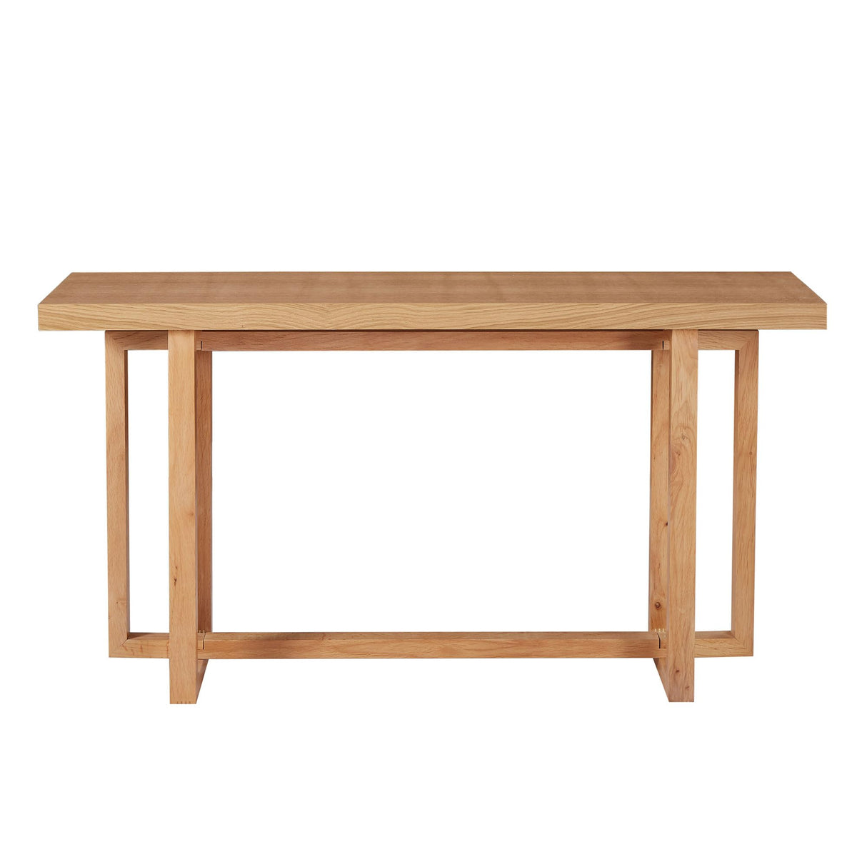 59.05" Wood Console Table for Entryway, Modern Entryway Table Sofa Table Behind The Couch