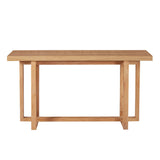 59.05" Wood Console Table for Entryway, Modern Entryway Table Sofa Table Behind The Couch