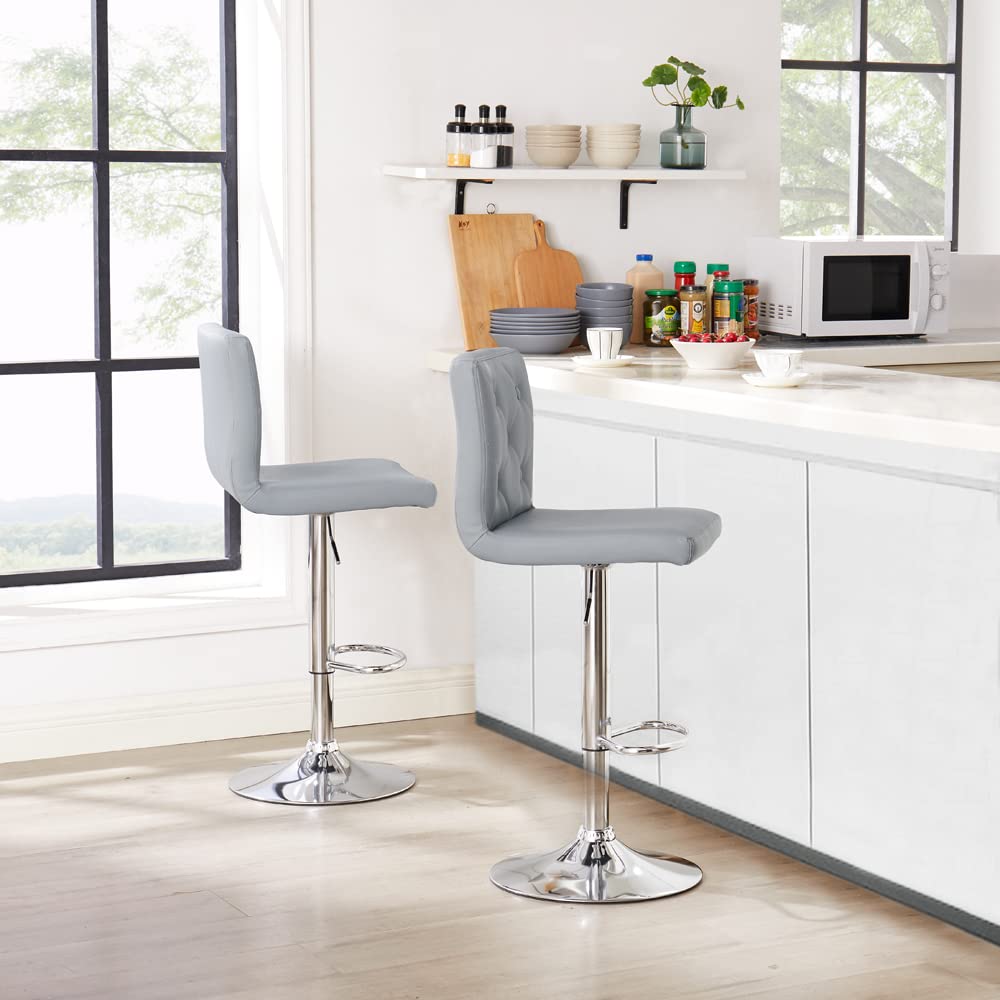 Adjustable Bar Stools with Back, Bar Height Stools