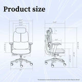 Heavy Duty Ergonomic Office Chair - 500 LBS Capacity