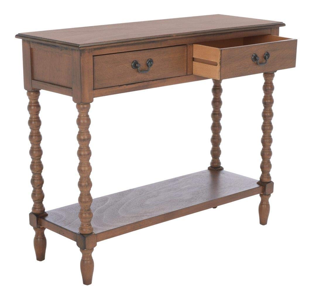 Home Collection Athena Brown 2-Drawer Console Table, 0