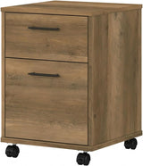 Key West 2 Drawer Mobile File Cabinet, Rolling File Cabinet for Home Office