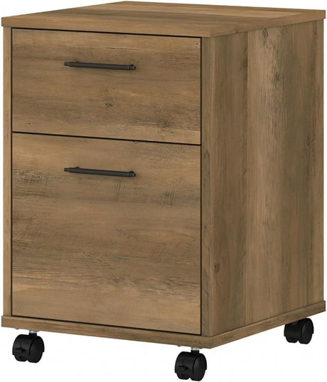 Key West 2 Drawer Mobile File Cabinet, Rolling File Cabinet for Home Office