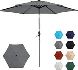 7.5' Outdoor Patio Umbrella, Patio Umbrella, Market Umbrella
