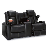 Omega Home Theater Seating - Living Room - Leather Gel - Power Recline