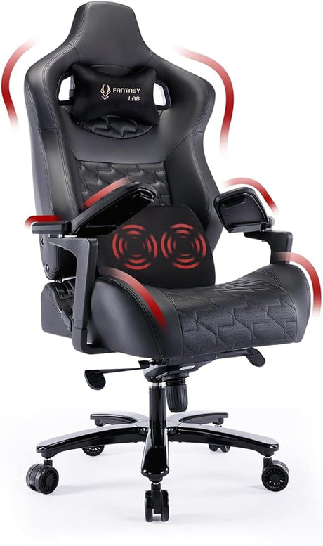 Big and Tall Gaming Chair Gaming Chair 450lbs with 6D Flip-up Armrests