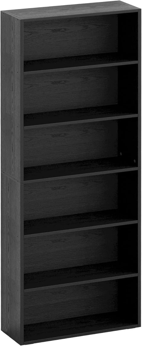 Bookshelves and Bookcases Floor Standing 6 Tiers Display Storage Shelves 70 in Tall Bookcase Home Decor Furniture for Home Office, Living Room, Bed Room