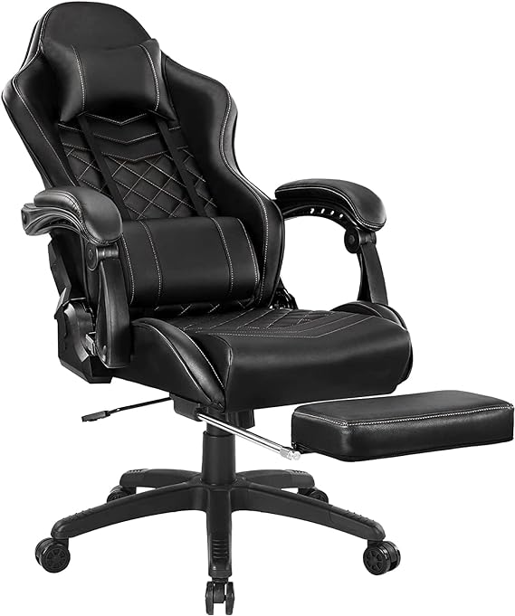 Gaming Chairs for Adults 350lbs Computer Chair with Adjustable Lumbar