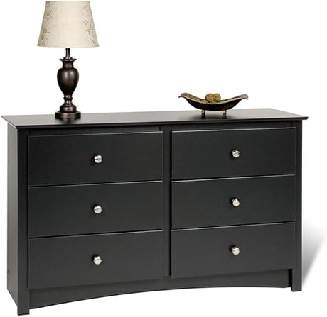 Sonoma 6 Drawer Dresser for Bedroom, Wide Chest of 6 Drawers, Bedroom Furniture,