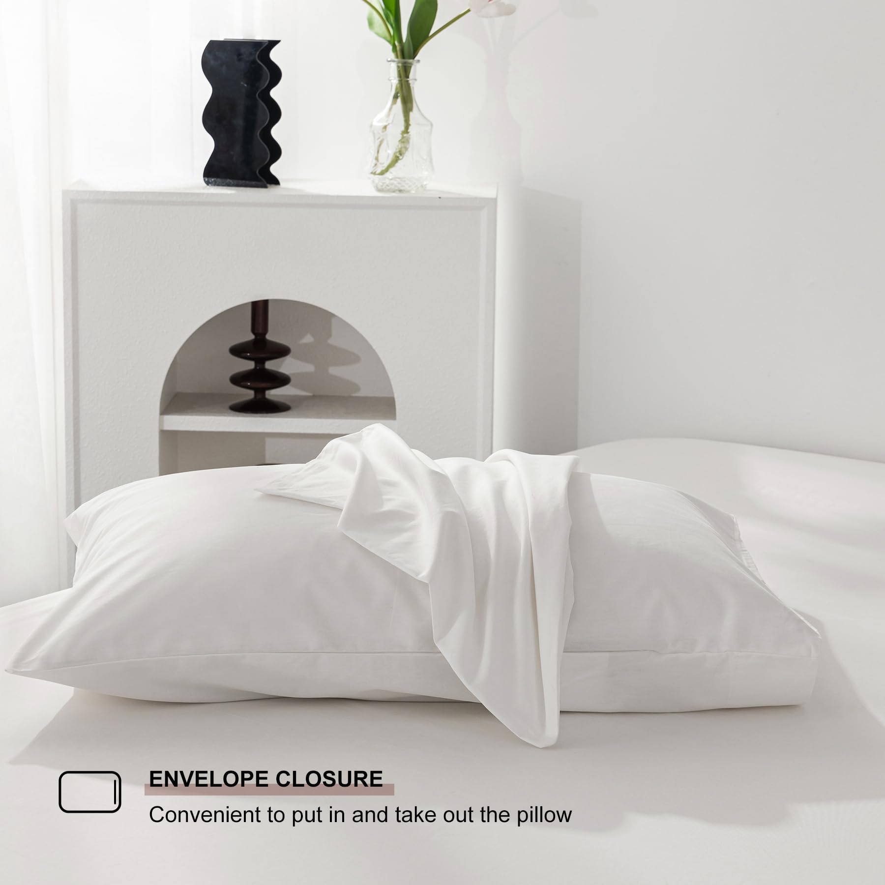 100% Egyptian Cotton Sheets Queen Size Set 18"-24" Extra Deep Pocket